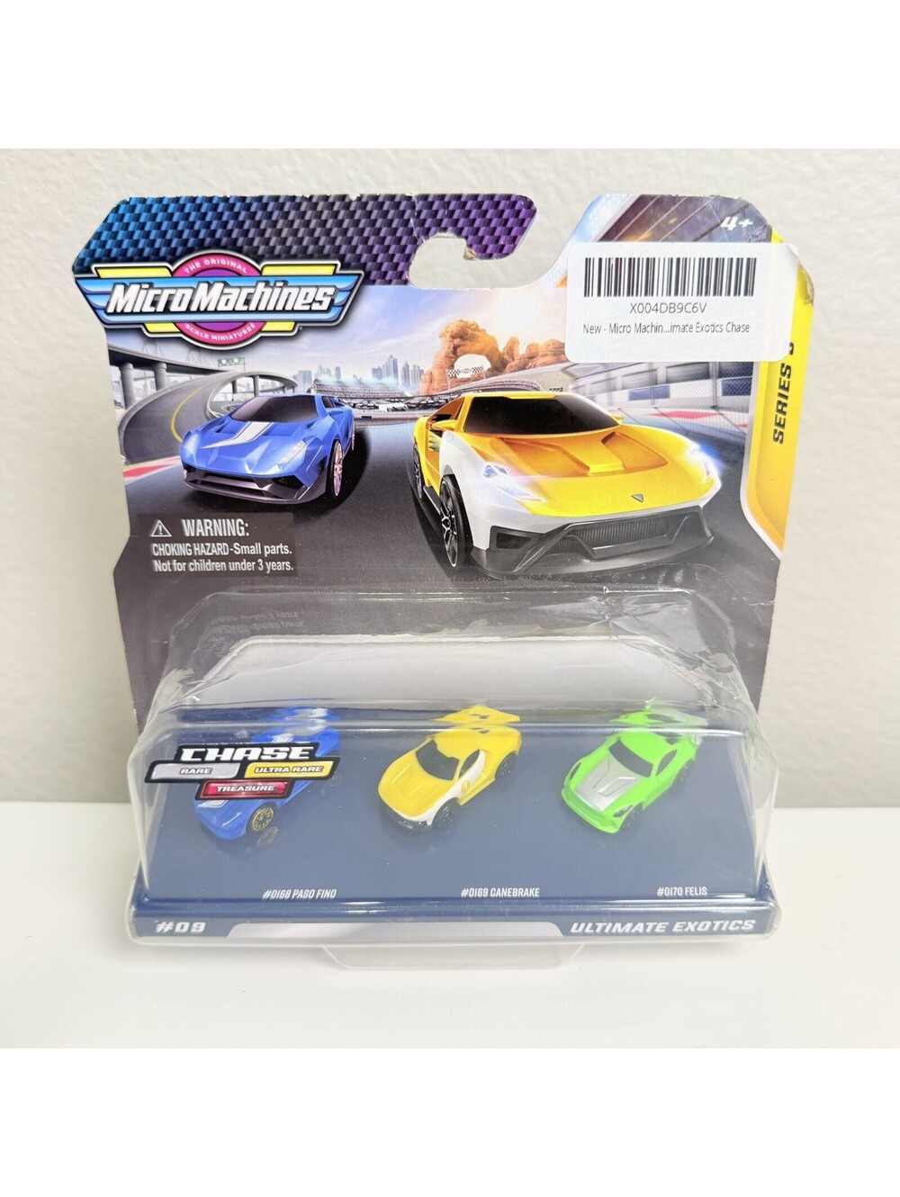Micro Machines #09 Ultimate Exotics Chase Treasure 3 Car Pack Rare Sealed S3 NEW - Picture 4 of 8